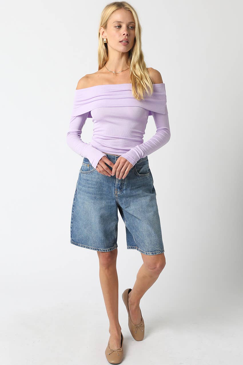 Olivaceous - Wholesale Knit Top - Women's - Rebecca Off Knit Top10