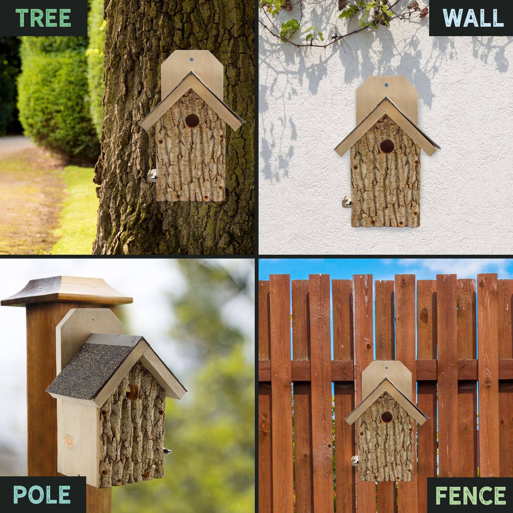 Kurated Korner – Großhandel Vogelhäuser – Onkel Dunkels ultimatives Vogelhaus von Zaunkönig und Chickadee5