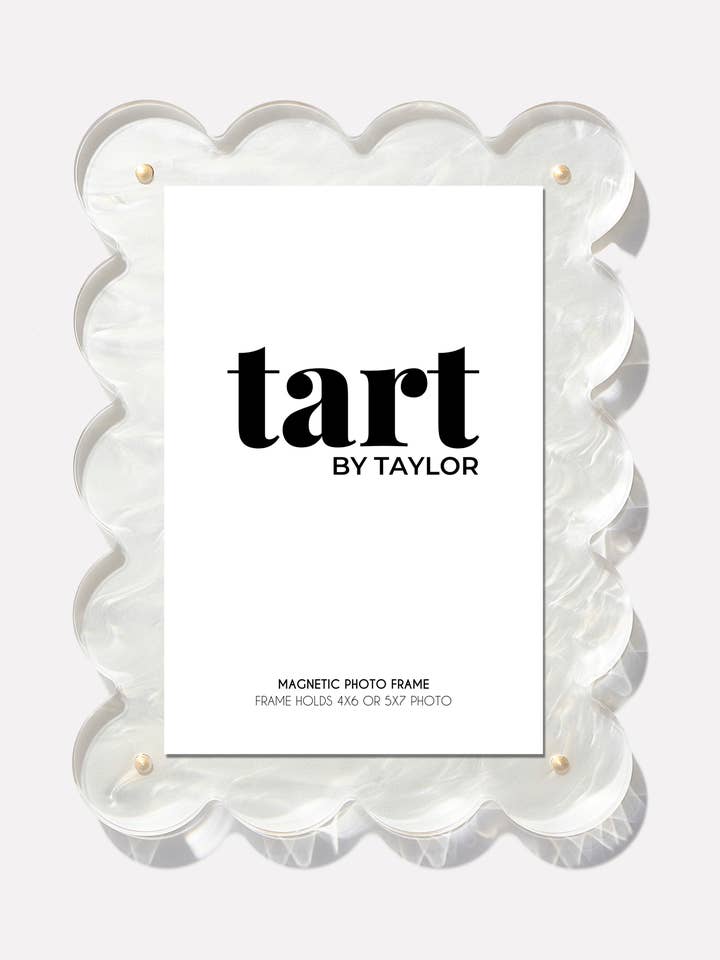 Pearl Acrylic Picture Frame for wholesale by Tart By Taylor