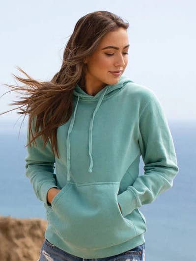 Unisex mellemvægts pigmentfarvet hætte for engroshandel hos Comfortloom