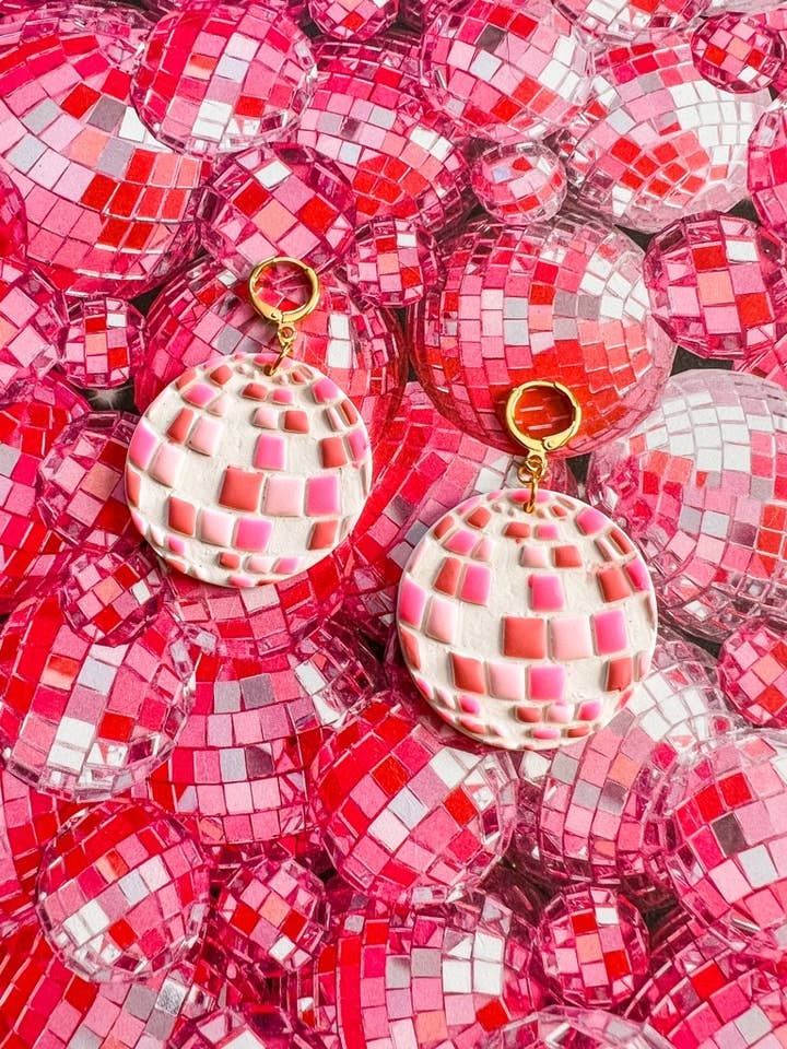 Veelkleurige Disco Ball Huggies voor wholesale door Mark Alexander Clay Co