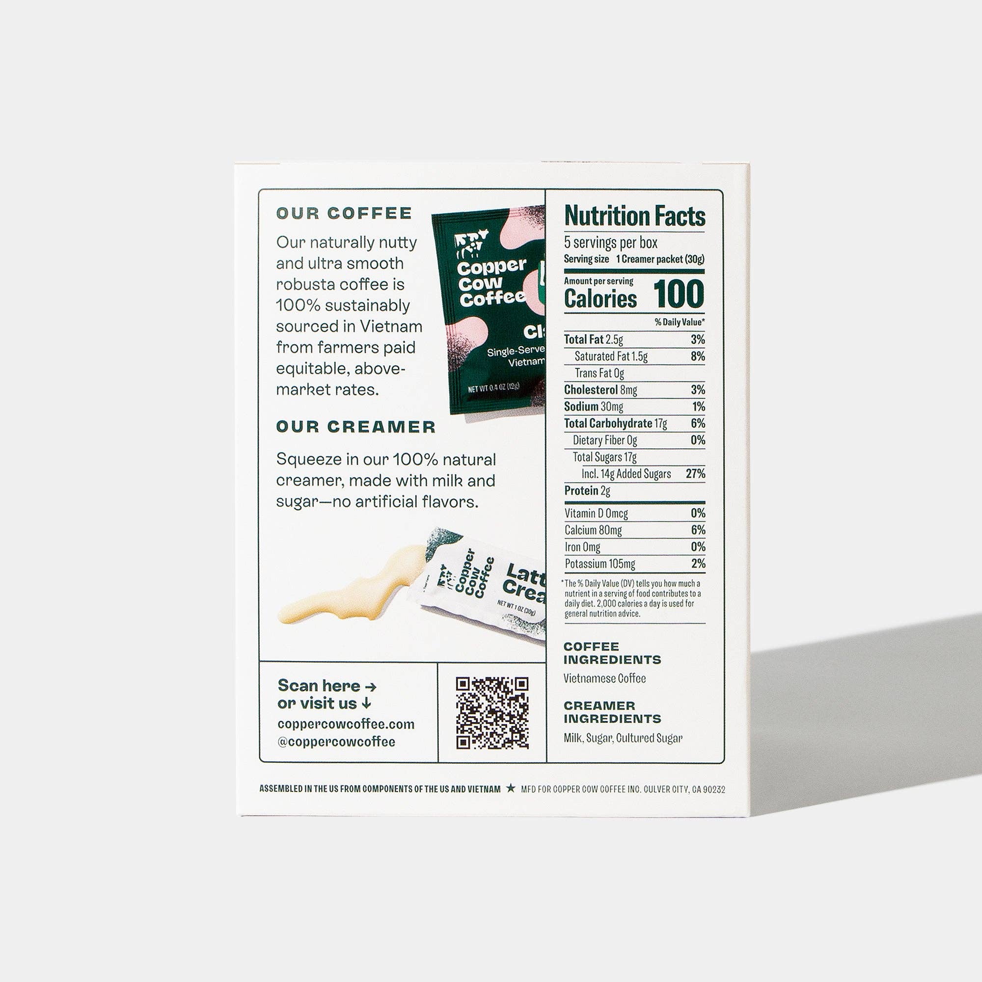 Copper Cow Coffee - Wholesale Ground Coffee - Latte Kit - Classic (5ct) I 6 Pack Case3