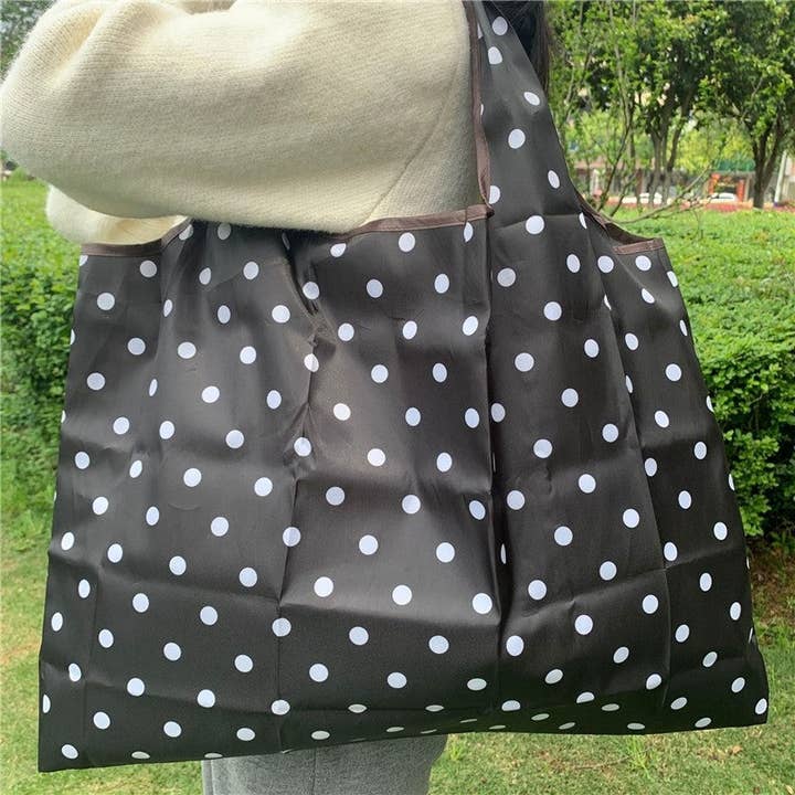 FurDecoration - Wholesale Grocery/shopping bag - Foldable Portable Reusable Shopping Bag With Floral Print8