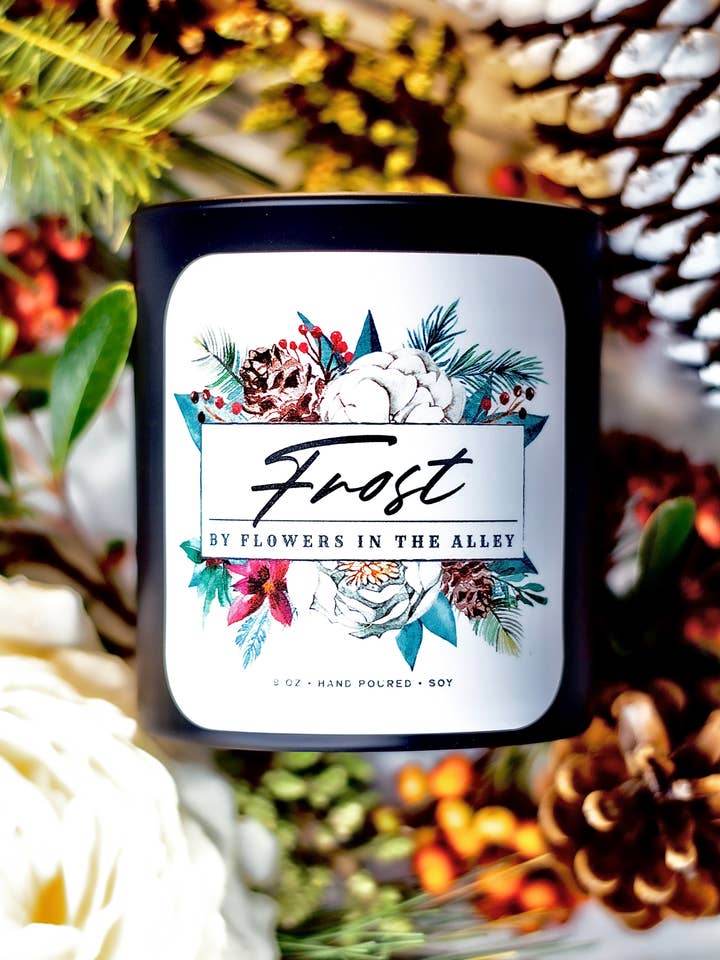 Frost | Hiver | Bougie pour la vente par Flowers in the Alley
