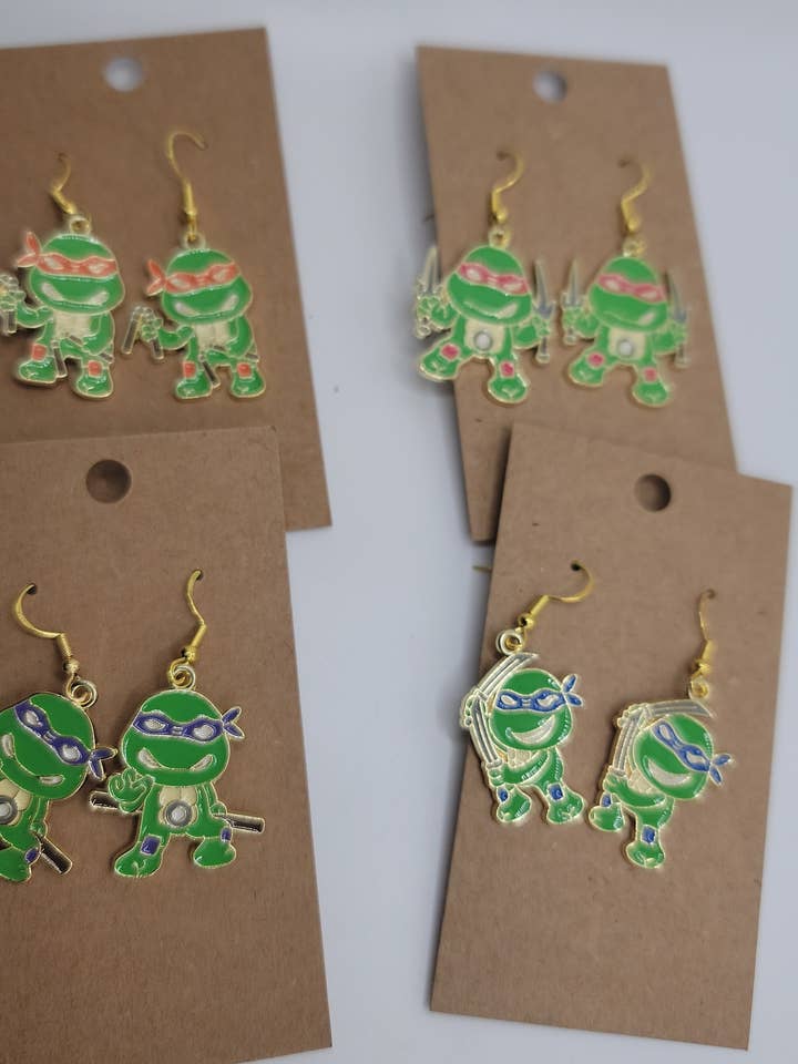 Ninja Turtle oorbellen voor wholesale door S and E Hobbies and Collectables