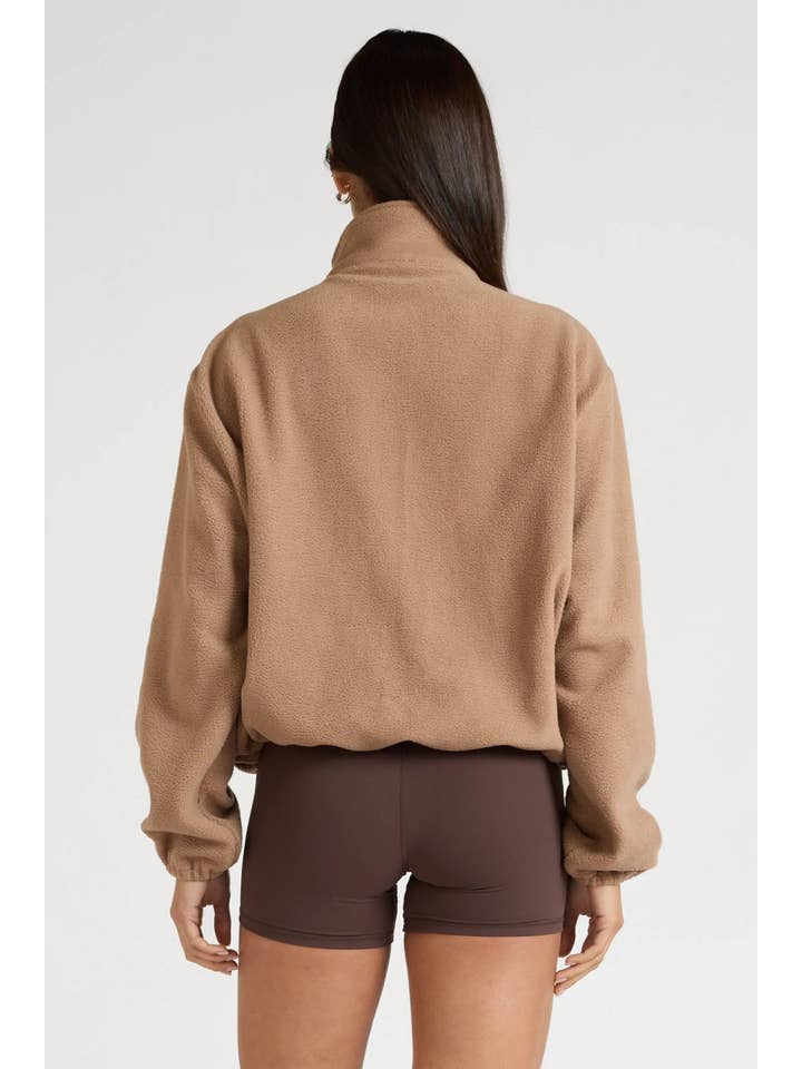 Hazelnoot Zachte Fleece Ritsjas voor groothandel op Faire1