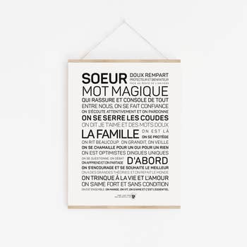Affiche Citation Et Message - Poster Citation - La French Touch