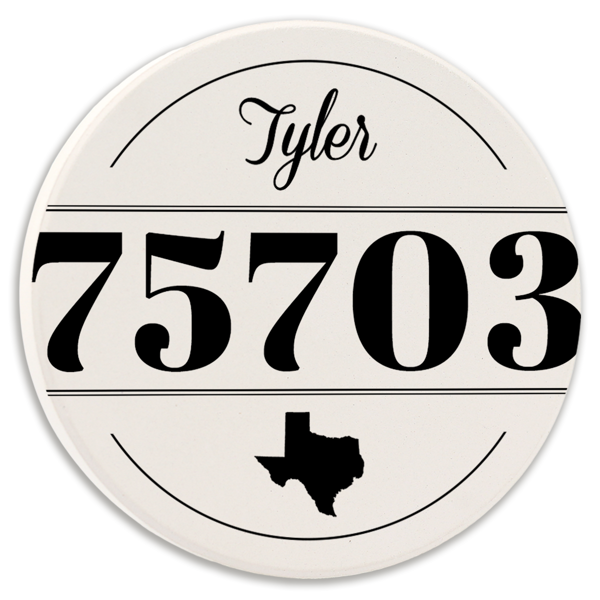 Tipsy Coasters & Gifts – wholesale Car coaster – unisex – Car Coaster | Custom Zip Code3