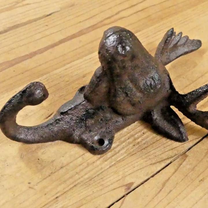 Midwest Craft House - Wholesale Wall Hook - Cast Iron Rustic Elk/ Deer/moose Head Hook