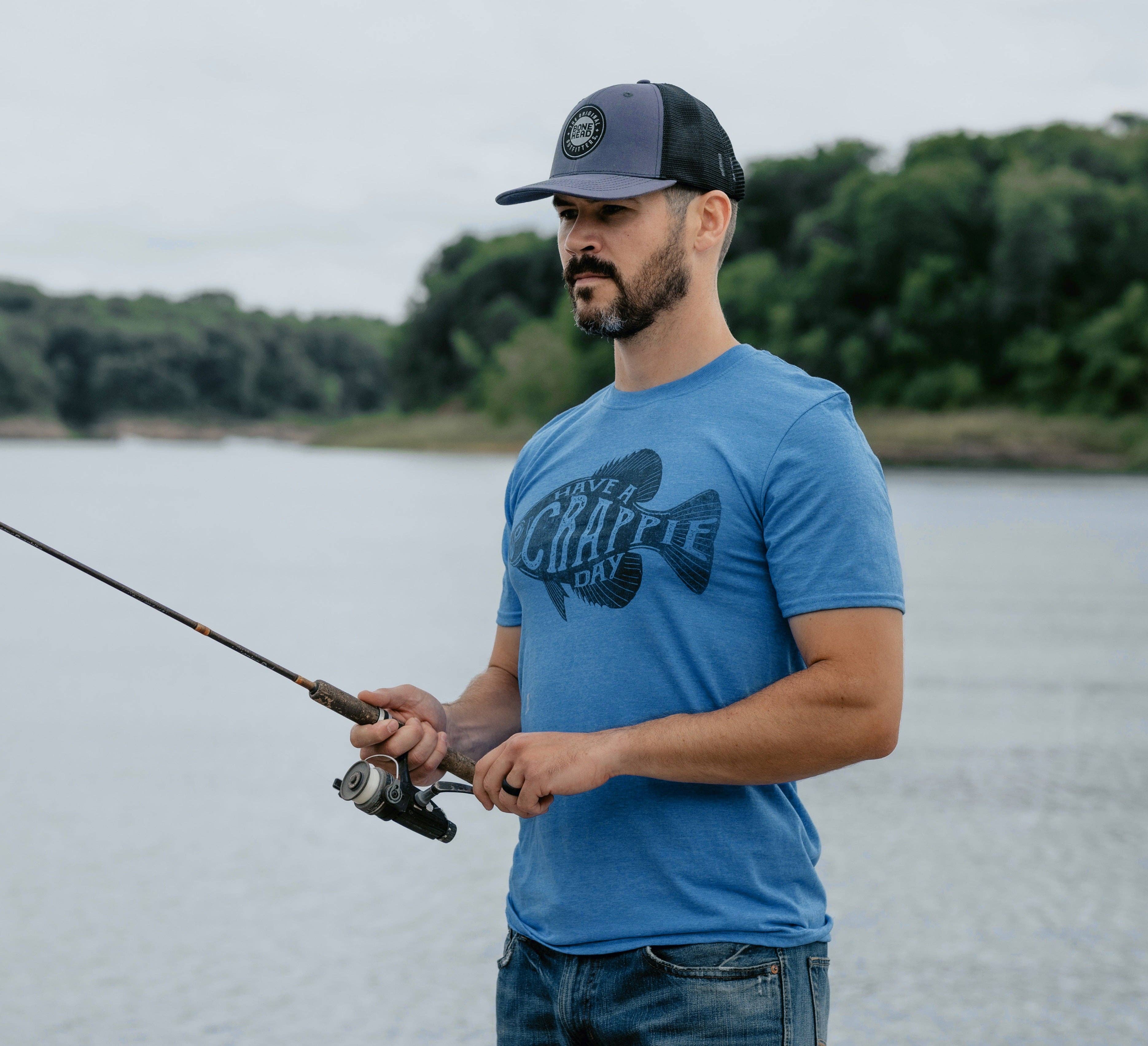 Bone Head Outfitters - Wholesale Screen Printed T-Shirt - Men's - Men's Bone Head Outfitters Crappie Day T-Shirt4