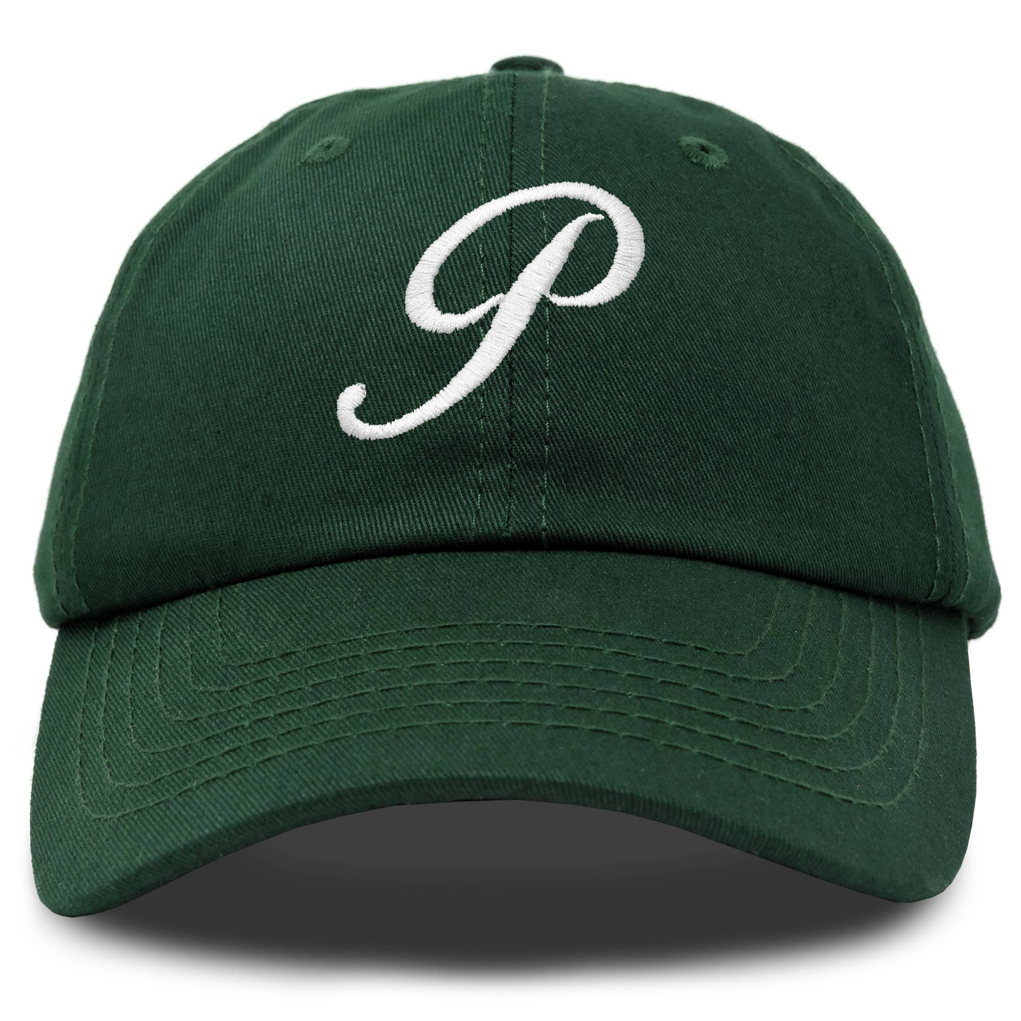 Dalix - Wholesale Baseball Cap - Women's - DALIX Initial Hat Letter P Womens Baseball Cap Monogram12