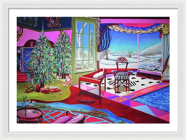 Sharon Tatem Fashion LLC - Wholesale Painting/Drawing - Christmas Painting - Framed Print30