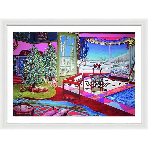 Sharon Tatem Fashion LLC - Wholesale Painting/Drawing - Christmas Painting - Framed Print30