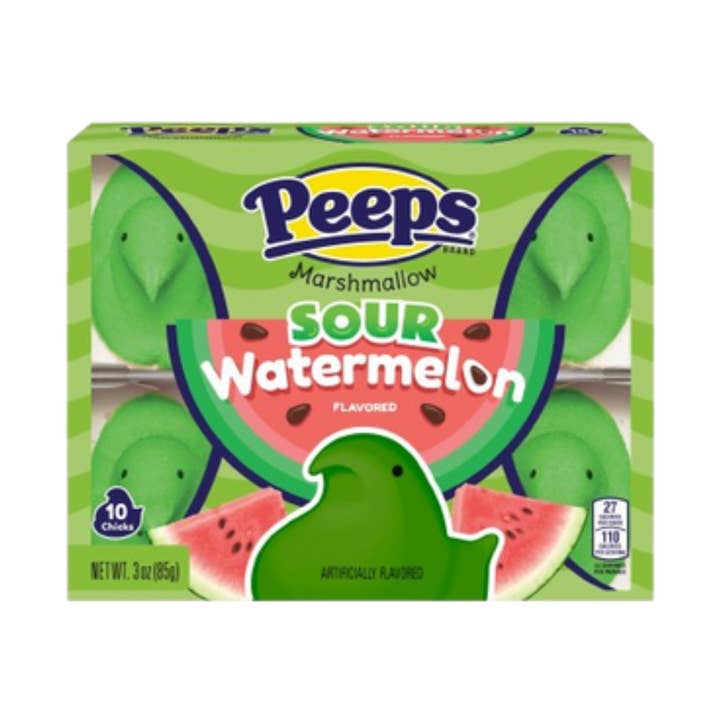 Peeps Sour Watermelon 10pc 3oz - 12ct for wholesale by I Got Your Candy