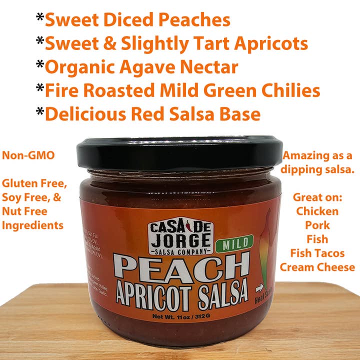 Casa De Jorge Salsa - Wholesale Salsa - Peach Apricot Salsa3