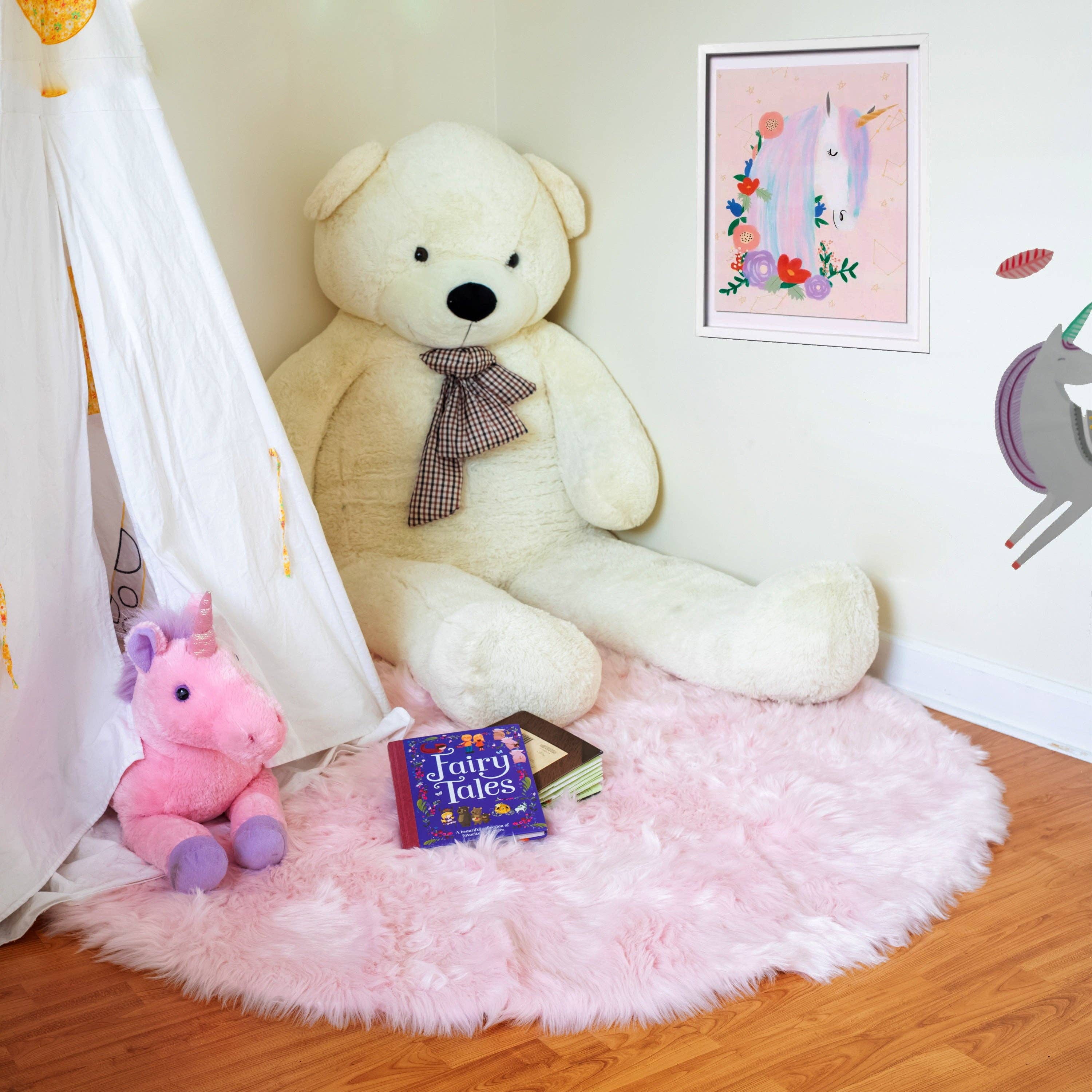 Walk on Me - Wholesale Area Rug - Faux Fur Super Soft and Silky Area Rug Witn Non Slip Backing and Machine Washable10