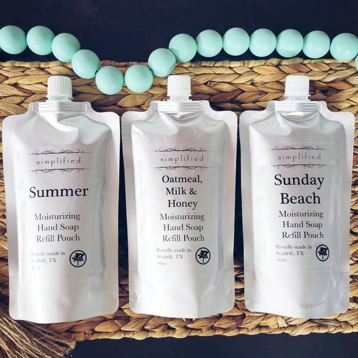 Simplified Soap - Wholesale Hand Soap/Wash - 17oz Hand Soap Refill Bag