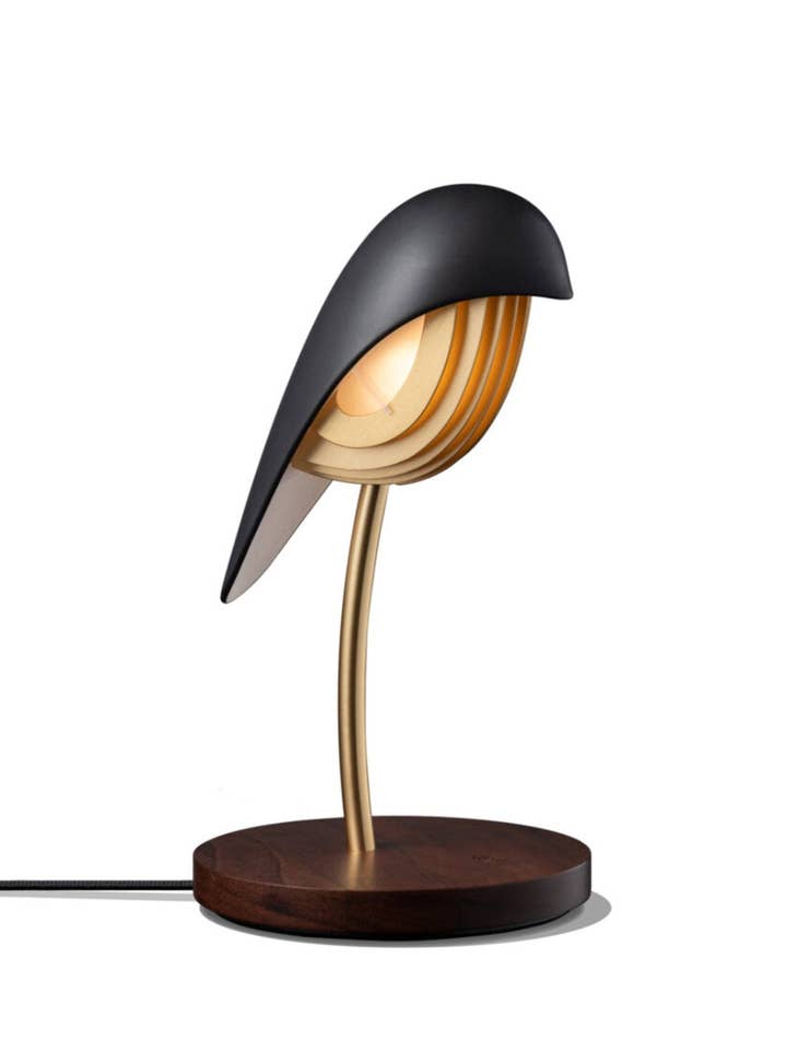 Desk Lamp BIRD Onyx Black for wholesale by VICI Brands: Premier Design Kids Goods ๐