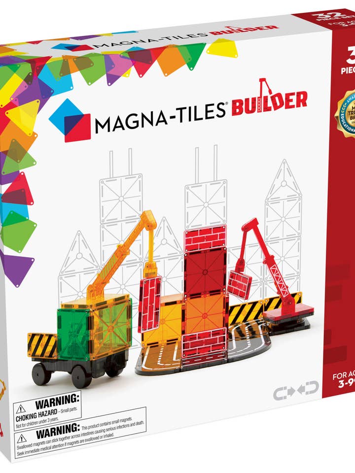 Magna-Tiles Builder 32-Piece Set for wholesale by Magna-Tiles