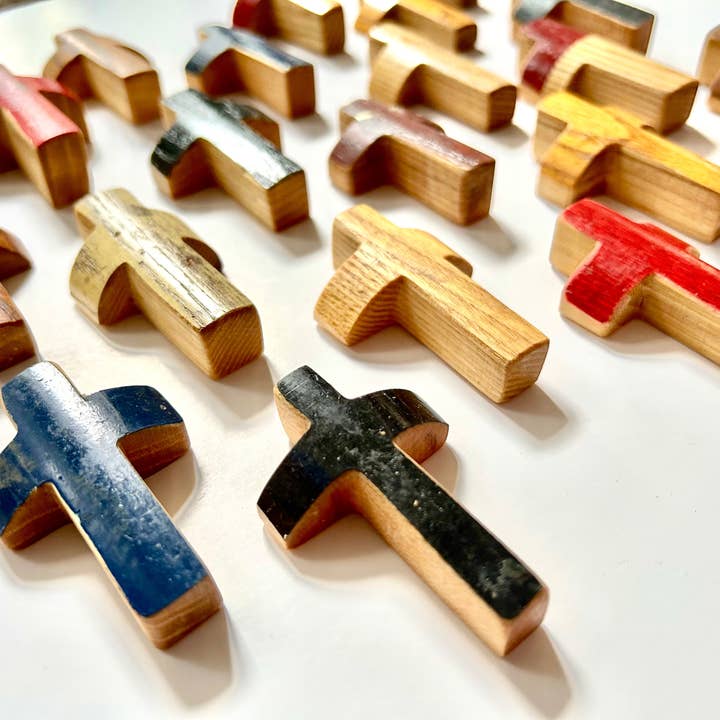 Baseball Seams Co. - Wholesale Keepsake Coin/Token - Baseball Bat Barrel Pocket Crosses3