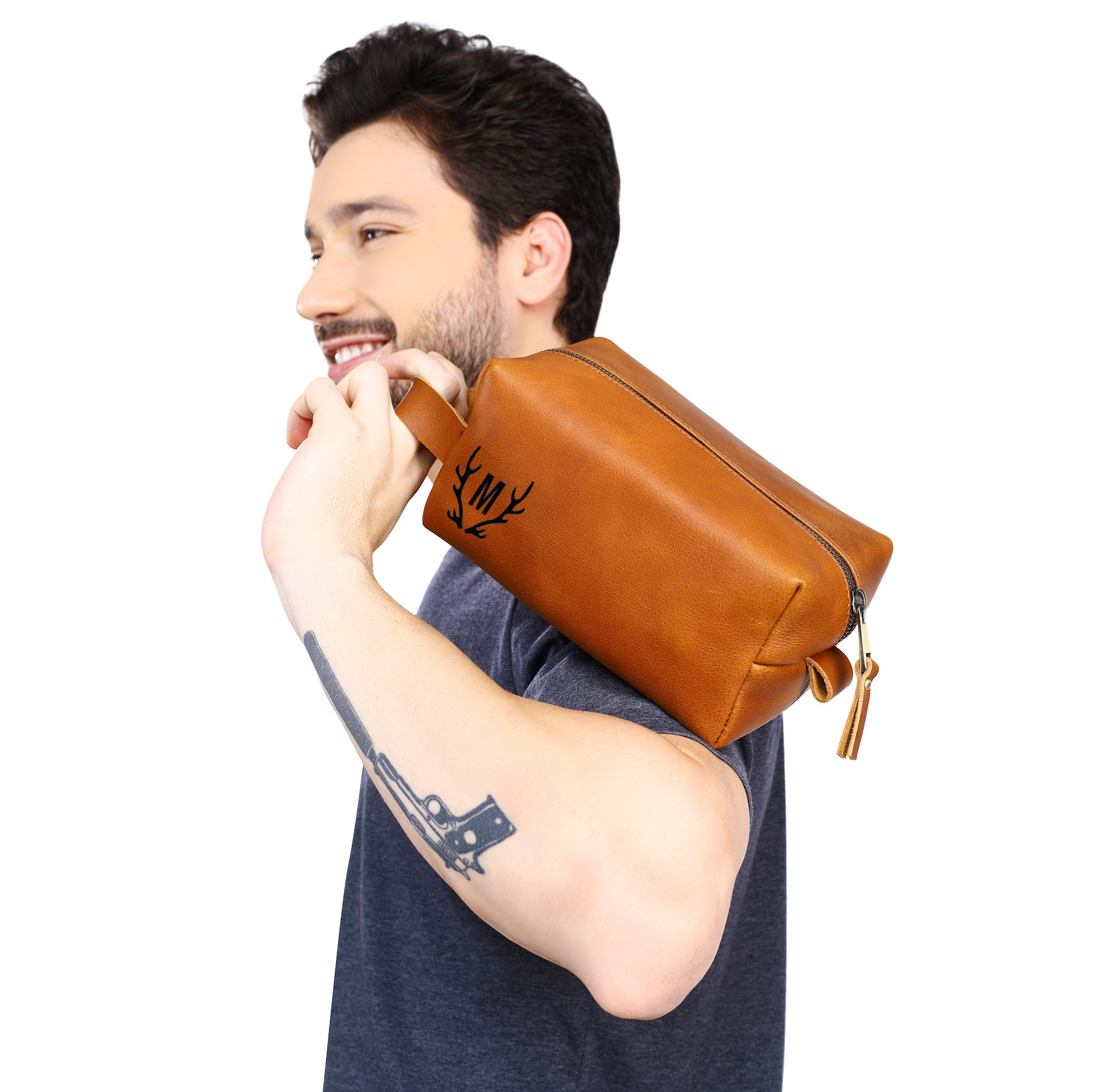 VELLAIRE - Wholesale Toiletry Bag - Men's - Mens Leather Toiletry Bag | LB3