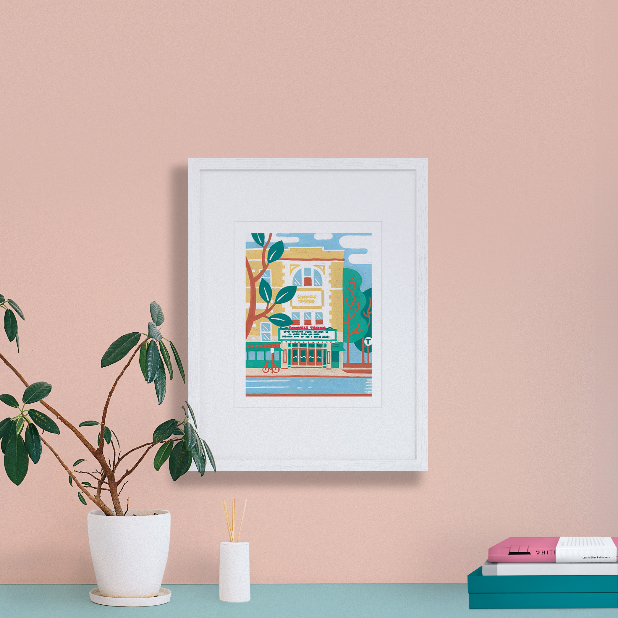 Ohello Boston - Wholesale Art Print - Somerville Theater2