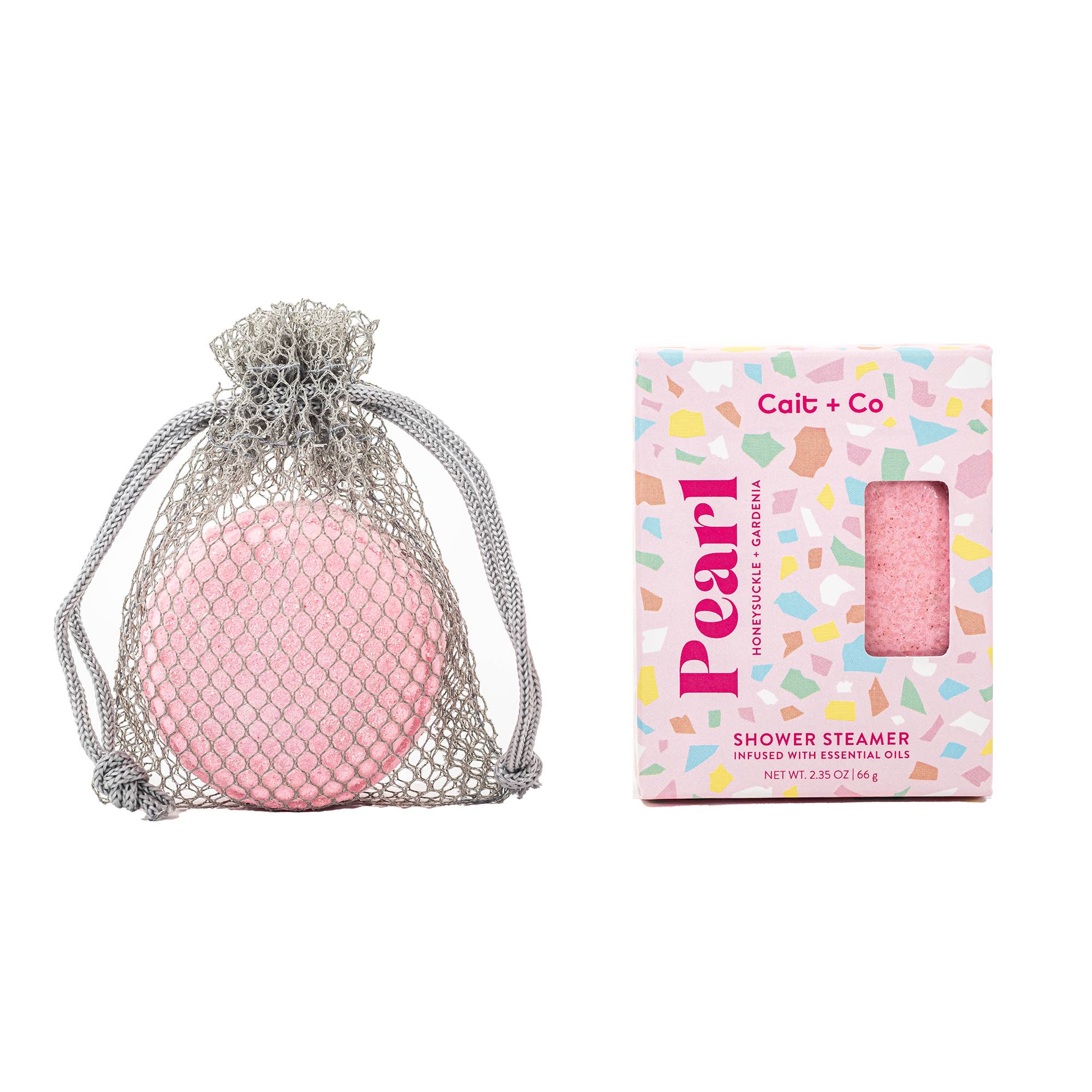 Cait + Co - Wholesale Shower Steamer/Bomb - Gem Shower Steamer - Pearl1