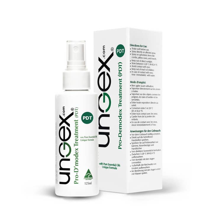 Pro-Demodex Treatment (PDT) 125ml for wholesale by Ungex Pty Ltd