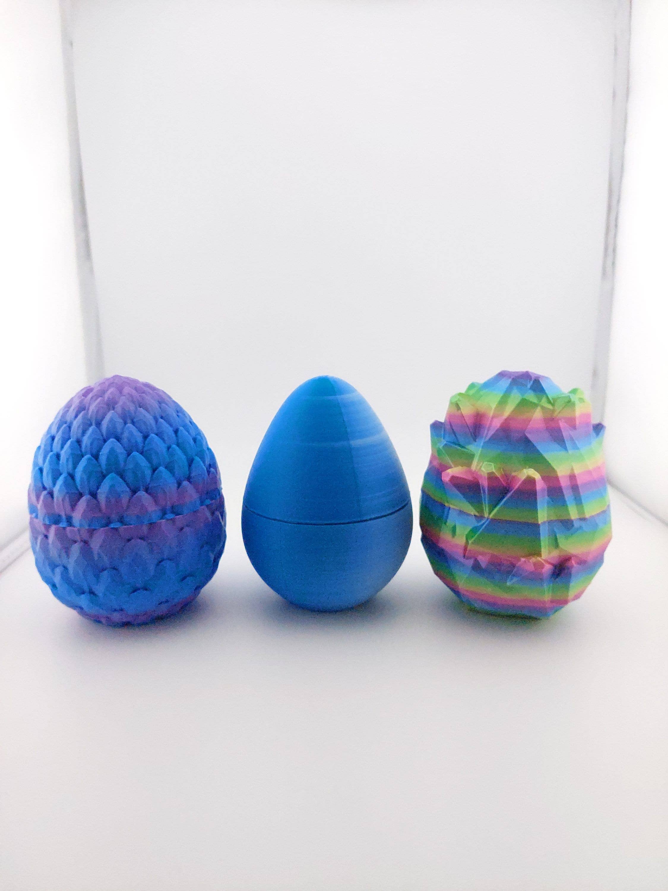 The Geek Galleria - Venta al por mayor Pelota antiestrés - Niños - Dragón articulado de cristal de 30 cm con huevo a juego - Cinderwing3d - Dragón impreso en 3D - Regalo único6