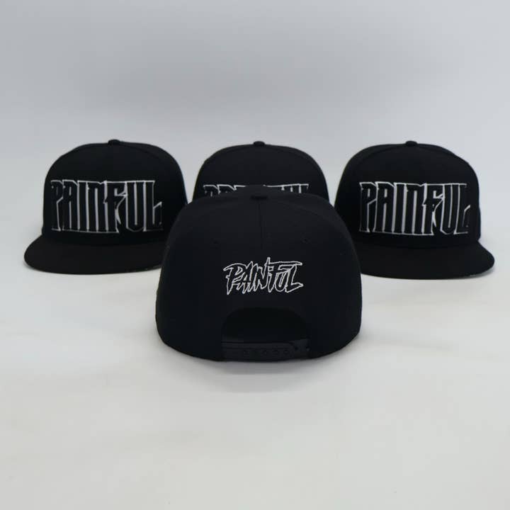Painful Clothing - Wholesale Flat Brim Cap - Men's - Snapback Cap Painful STUDIO V24
