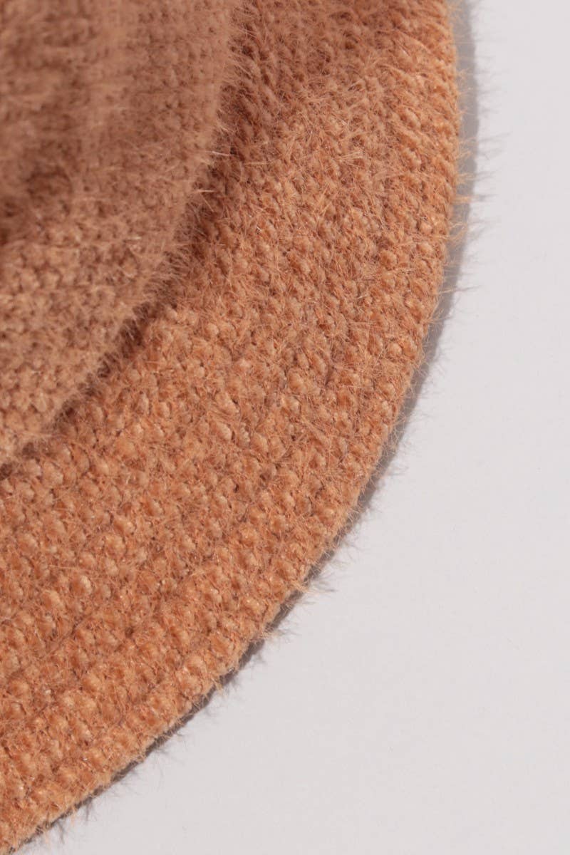 Fashion City – wholesale Bucket hat – Women's – Super Soft Feather Yarn Bucket Hat11