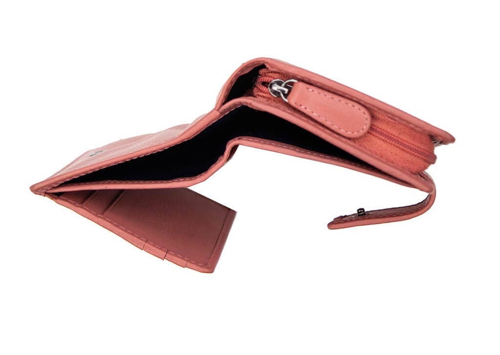 PRIMEHIDE - Vente Portefeuille – femme - Petit sac à main en cuir à trois volets Verona - 231142