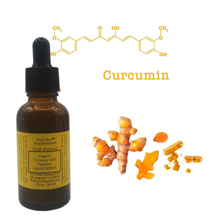 Olon Bue - Wholesale Tincture - Turmeric with Piperine Liquid Extract 1oz1