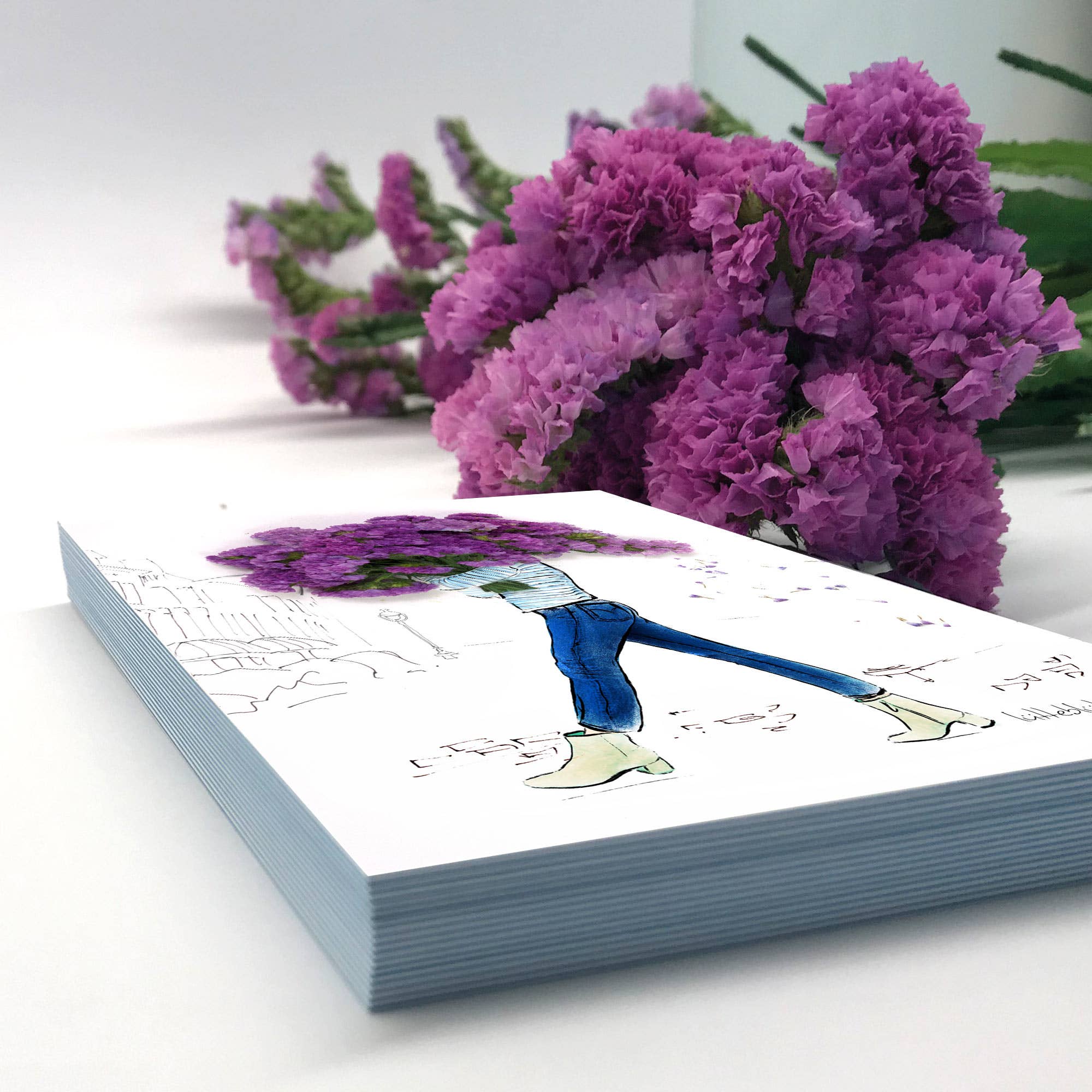 Lütteblüten - Wholesale Everyday Greeting Card - Blumen für Dich - Card with Envelope2