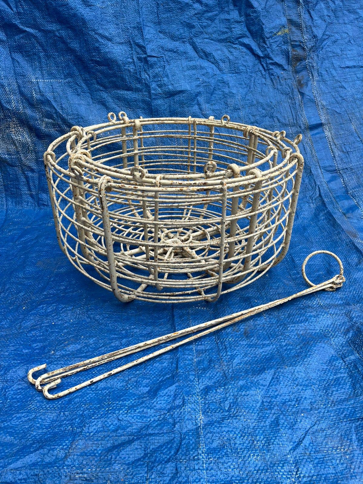 Garden Iron And More - Wholesale Hanging Planter - Wrought Iron Victorian Hanging Baskets with Hangers Set of 34