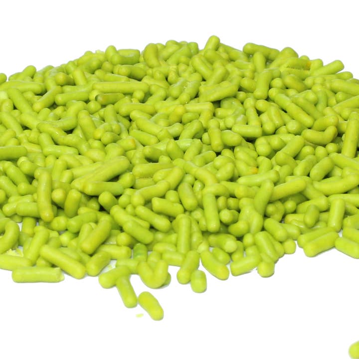 Pepper Creek Farms - Wholesale Sprinkles - Naturally Colored Green Sprinkles 3.1 Oz.1