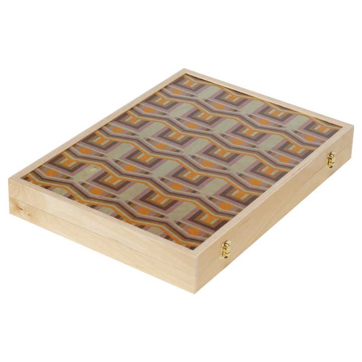 Backgammon de mesa Shareen Lavender para venta al por mayor de Wolfum Studio