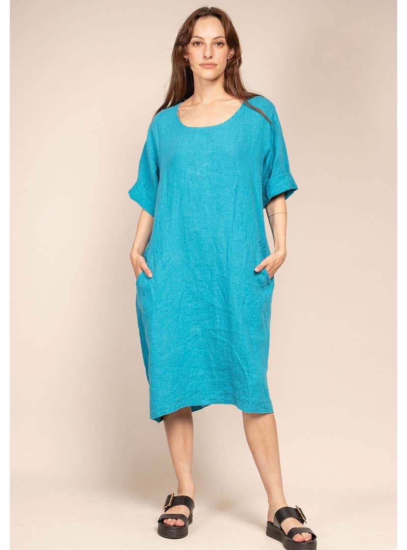 LINEN & COTTON HOUSE – Großhandel Kleid – Damen – Leinenkleid 167 Frühling Sommer Kollektion42