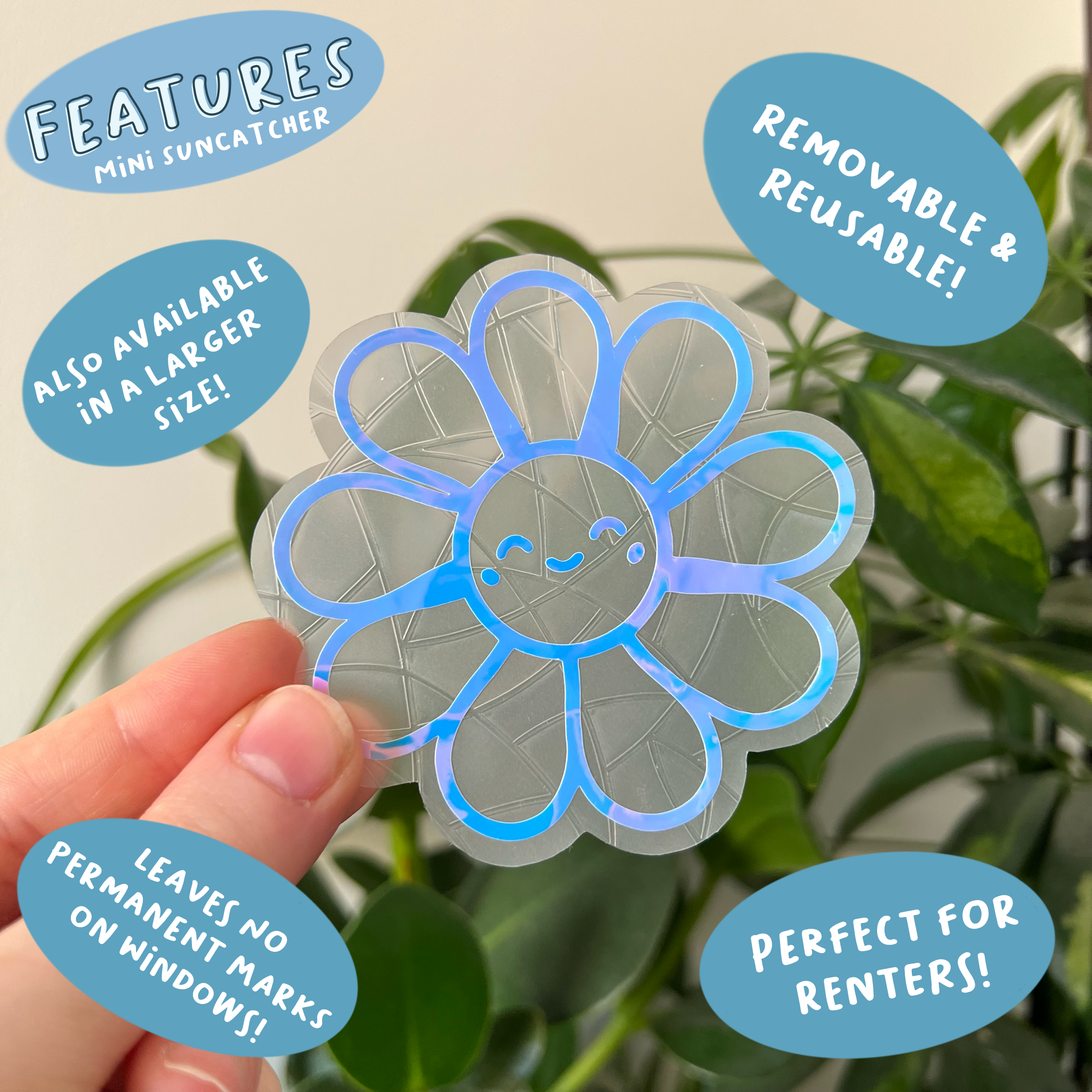 Poppodopolis - Wholesale Suncatcher - Mini Daisy Suncatcher1