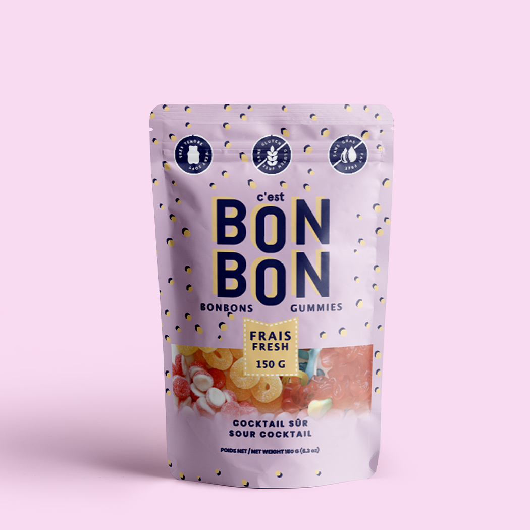 La boîte à bonbons - Vente Bonbons gélifiés - Cocktail acide - Bonbons gélifiés2