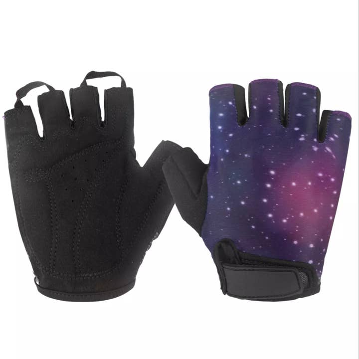 Galaxy Wheelchair/Workout Gloves for wholesale by Bibipins
