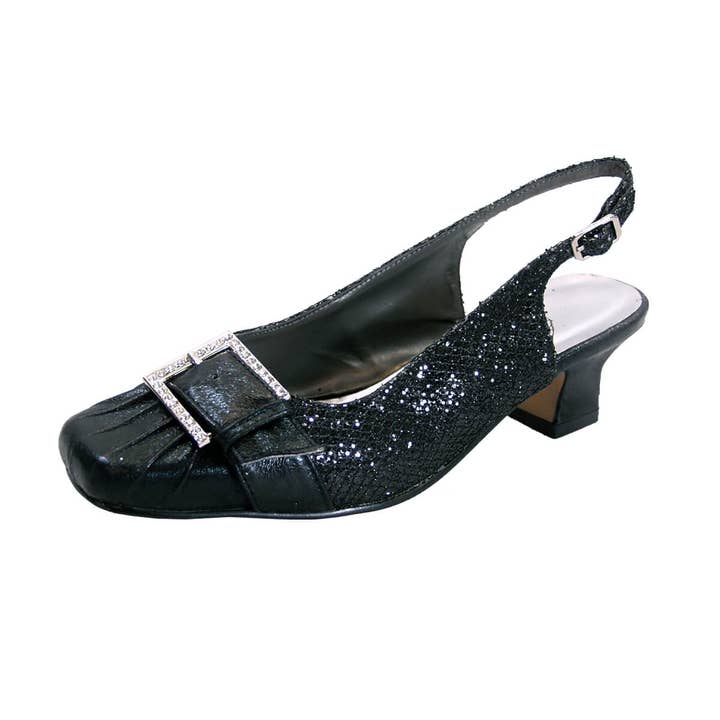 FLORAL Hera Women's Wide Width Slingback Dress Pumps for wholesale by FazPaz