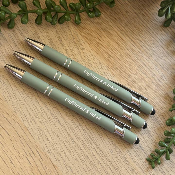 Unfiltered & inked Pen/Stylus for wholesale by Peachi Lane