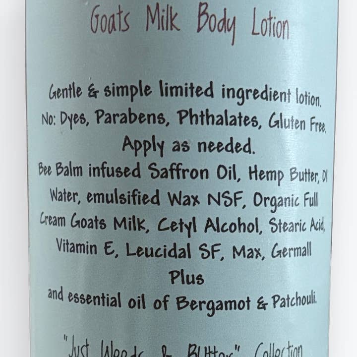 Lait Corporel au Lait de Chèvre & Fleurs pour la vente par "This Shitz" The Balm!"