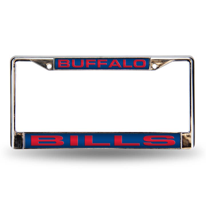 Buffalo Bills Laser Cut Chrome Frame for wholesale by Rico Industries