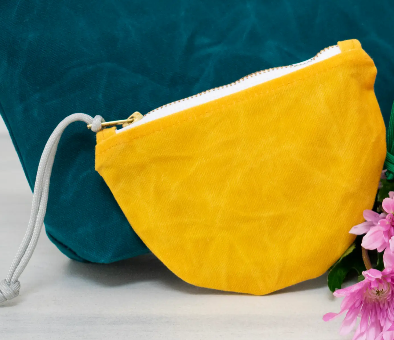 Newton Supply Co - Wholesale Pouch - Women's - waxed canvas moon pouch3