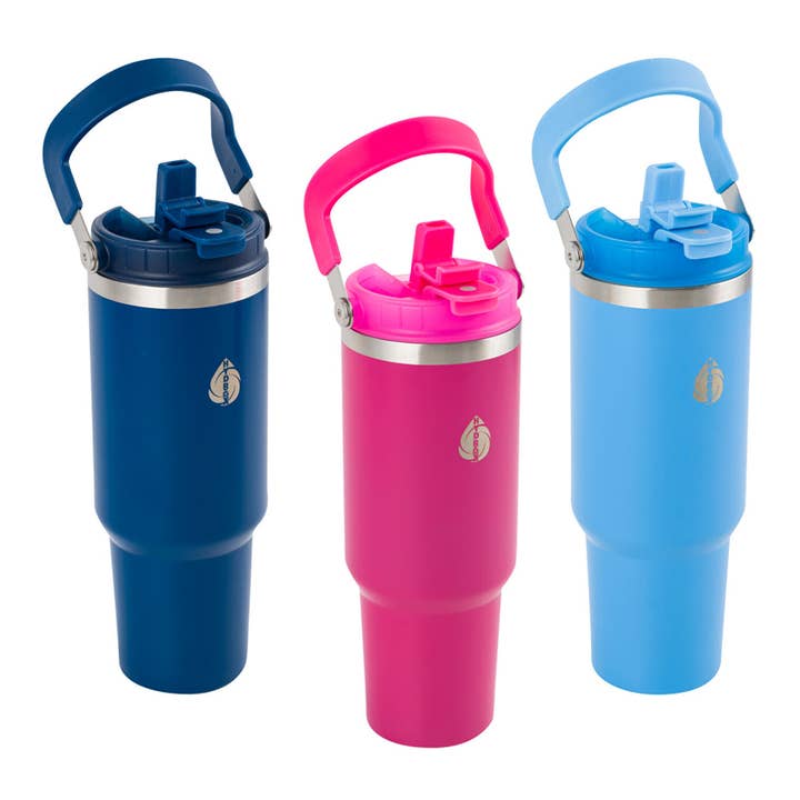 Hydrox Beker met Rietje - 40oz Roestvrij Staal - 3 Kleuren voor wholesale door Deluxe Import Trading