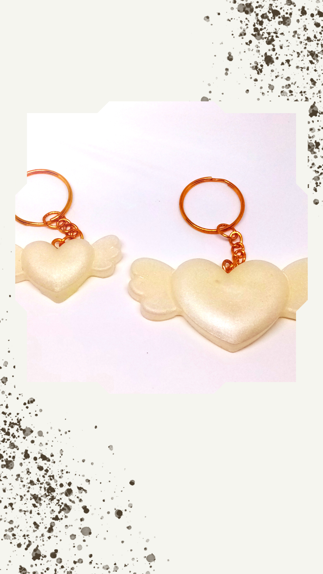 LE MONDE DE SOON - Venta al por mayor Llavero - Mujer - ala corazón0