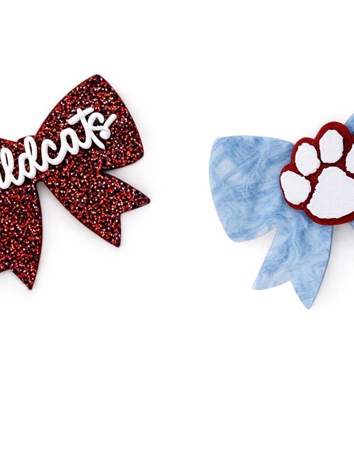 Personalized Bow Hair Clip | Custom Name Hairclip | School for wholesale by KBR By Donna