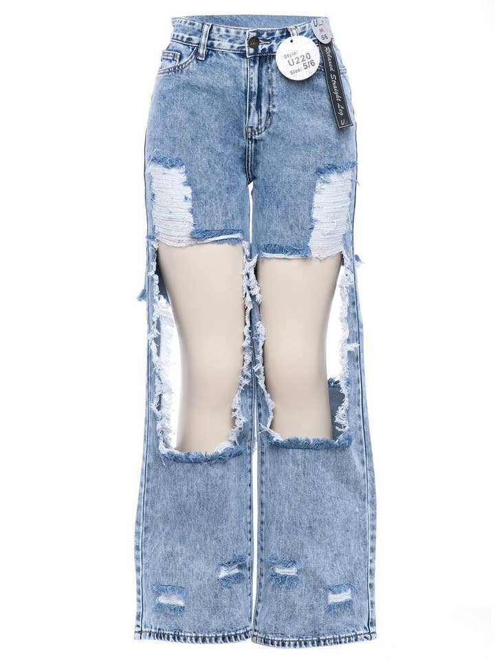 High Waisted Relaxed Fits Jeans for wholesale by U Jeans